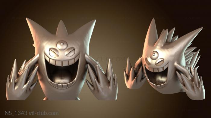 Нестандарт Генгар Мега Покемон Истинный Флэт