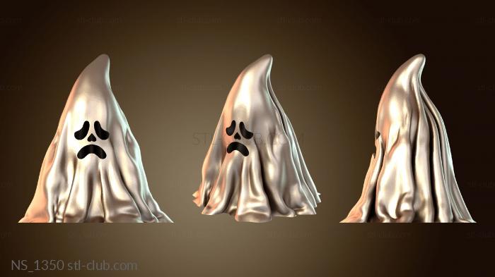 Нестандарт Призрак Хэллоуин Обложка жуткая