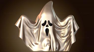 3D model Ghost halloween Cover spooky (STL)