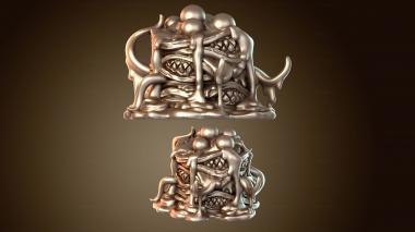 3D мадэль Гигантский блинный монстр (STL)