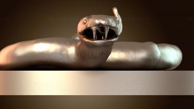 3D модель Гигантская ядовитая змея (STL)