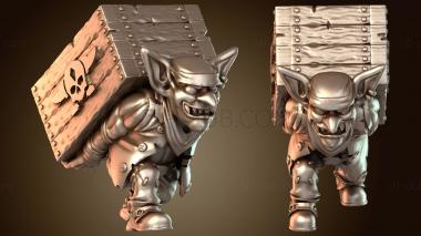 3D модель Коробка с пиратами Гобса Причудливая (STL)