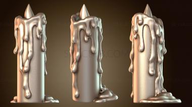 3D model Gothic Candles enchanted (STL)