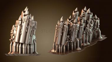 3D model Gothic Candles Sprue (STL)