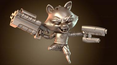 3D model Groot And Rocket (STL)