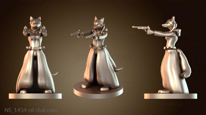 Нестандарт Стрелки Стрелок Женский с двумя пистолетами