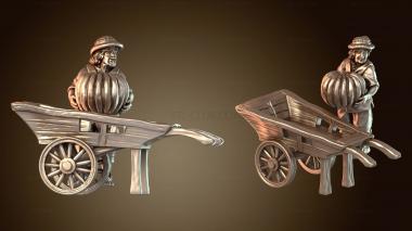 3D модель Тележка торговца полуросликами (STL)