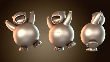 3D model Happy snorlax (STL)