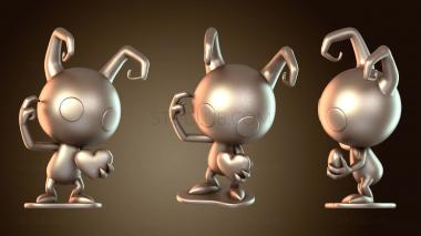 3D model Heartx sitting eye (STL)