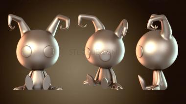 3D модель Heartx сидящий глаз мистика (STL)