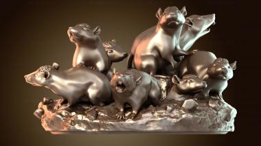 3D model Hivemind Mice (STL)