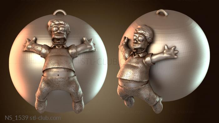 Нестандарт Гомер Симпсон в Wrecking Ball BOLA FEMININE