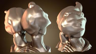 3D модель Всадник на конных ногах (STL)