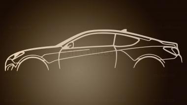 3D модель Хендай Генезис (STL)