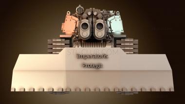 3D модель Незаконный плазменный танк футуристический (STL)