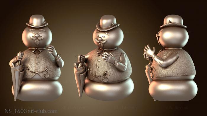 Нестандарт Игрушки Ind Misfit Toys Сэм, веселый снеговик