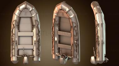 3D модель Надувная лодка Зодиак (STL)