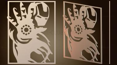 3D модель Динамика Железного Человека (STL)