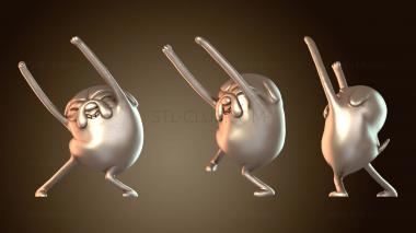 3D модель Пес Джейк танцует (STL)