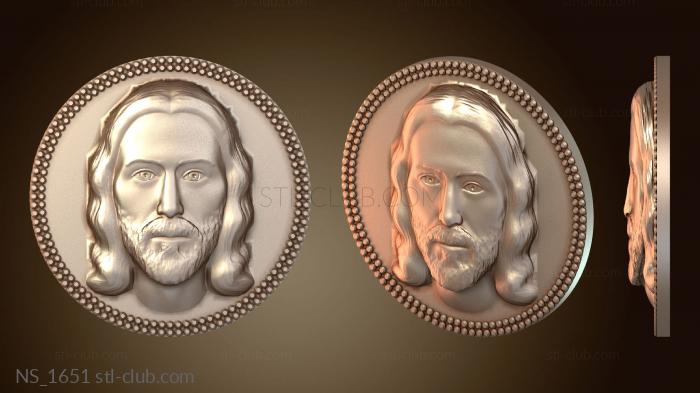 Нестандарт Медальон Иисуса Христа иностранный