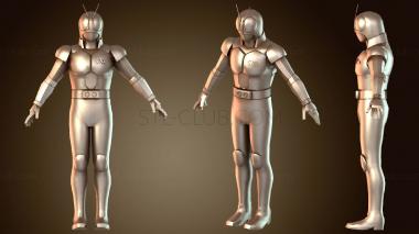 3D модель Камен Райдер Блэк RX (STL)