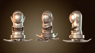 3D model Kang and Kodos Simpsons extraterrestrial (STL)