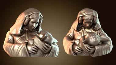 3D модель Лея и Грогу, тендер ко Дню матери V (STL)