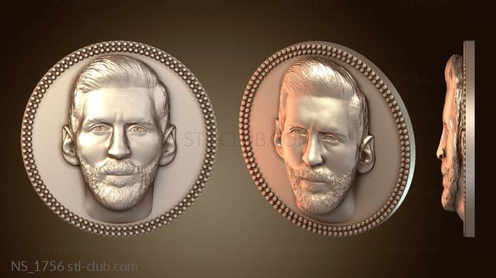 Нестандарт Медальон Лео Месси иностранный