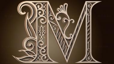 3D модель Joyful украшенные буквы (STL)