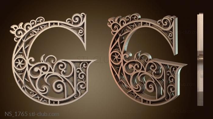 Нестандарт Декоративные украшенные буквы