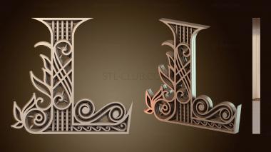 3D model Letras Decoradas youthful (STL)