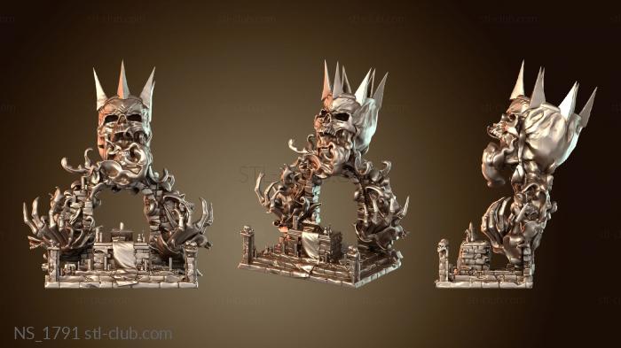 Нестандарт Стена-диорама ритуала лича