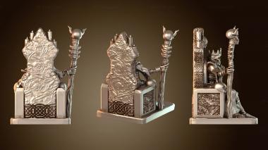 3D модель Лич восседает на троне (STL)