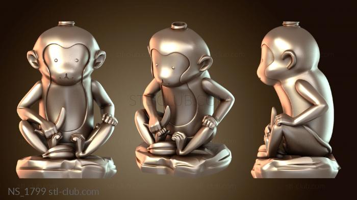 Нестандарт Лампа Маленькая обезьянка SAA