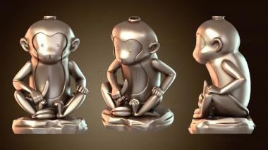 3D модель Лампа Маленькая обезьянка SAA (STL)