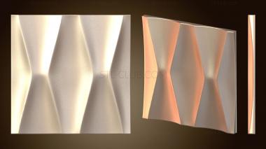 3D модель Losas Pared Panel Waist текстурированная (STL)