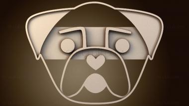 3D model Love Cookie Cutter Tongue (STL)