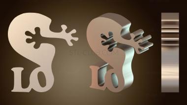 3D model Love Two Hearts Valentines Day romantic (STL)