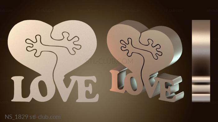 Нестандарт Любовь, два сердца, День святого Валентина, все радостно