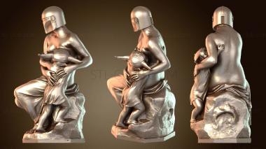 3D мадэль Мамалорианец (STL)