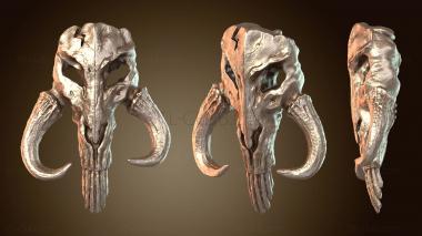 3D мадэль Мандалорский череп (STL)