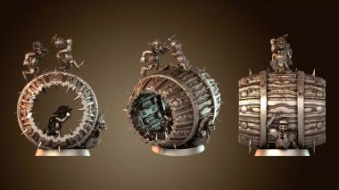 3D model Maquina Guerra Snotling Carro Completo (STL)