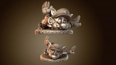 3D мадэль Mario Bros. Неигровой (STL)