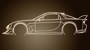 3D model Mazda RX (STL)