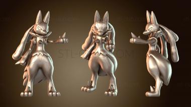 3D model Mega Lucario (STL)