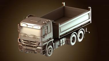3D модель Mercedes-Benz Actros Самосвал Axis MAX (STL)