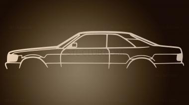 3D модель Мерседес СЛ (STL)