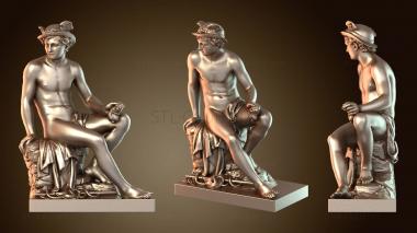 3D модель Меркурий, покровитель бога коммерции, снимок (STL)