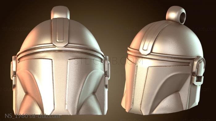 Нестандарт Брелок «Мандалорец» с микроведром