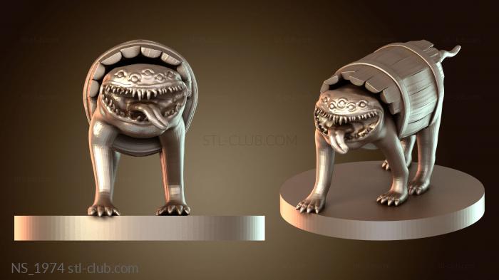 Нестандарт Собака-бочка-имитатор